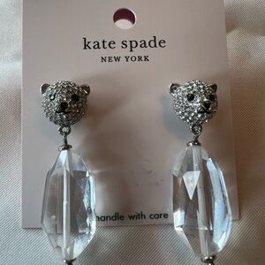 Kate Spade Arctic Friends polar bear earrings